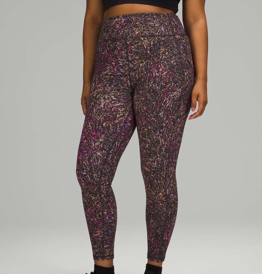 LULULEMON Invigorate High Rise Tight Leggings Topography Multi 4